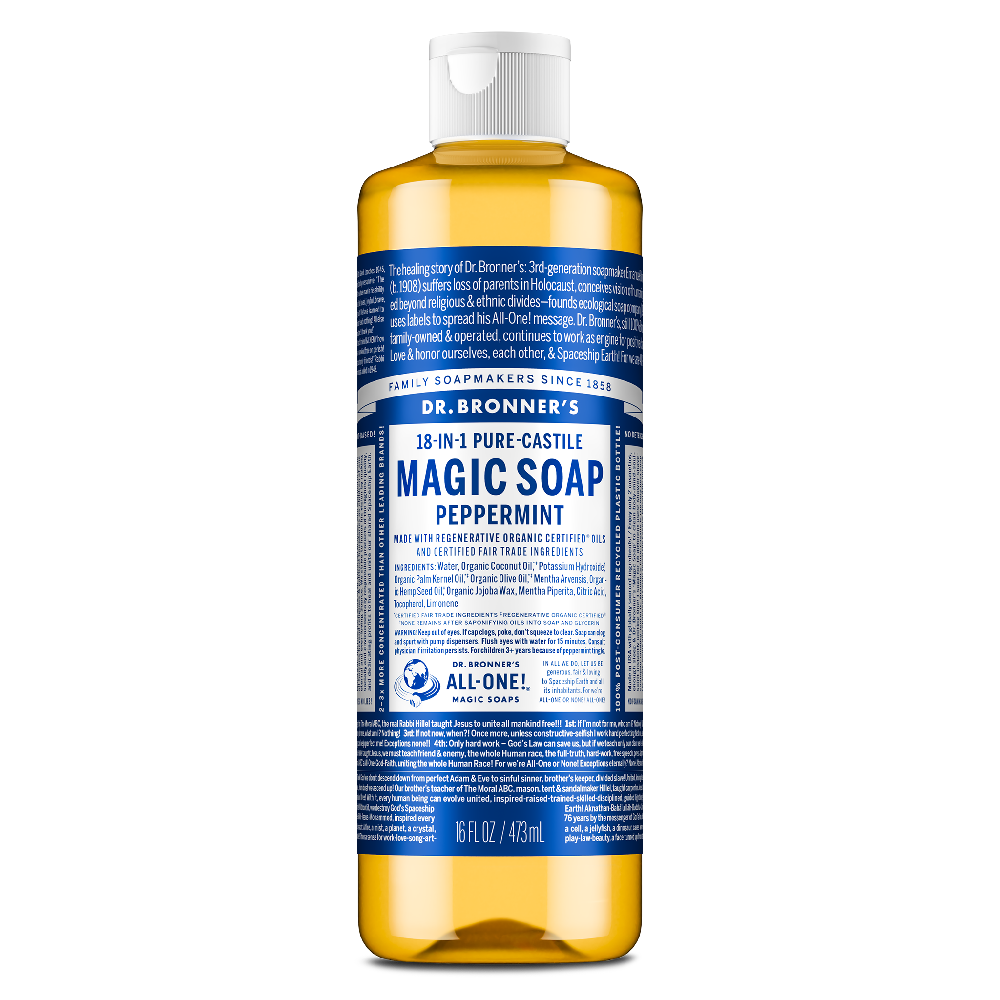 Peppermint - Pure-Castile Magic Soap