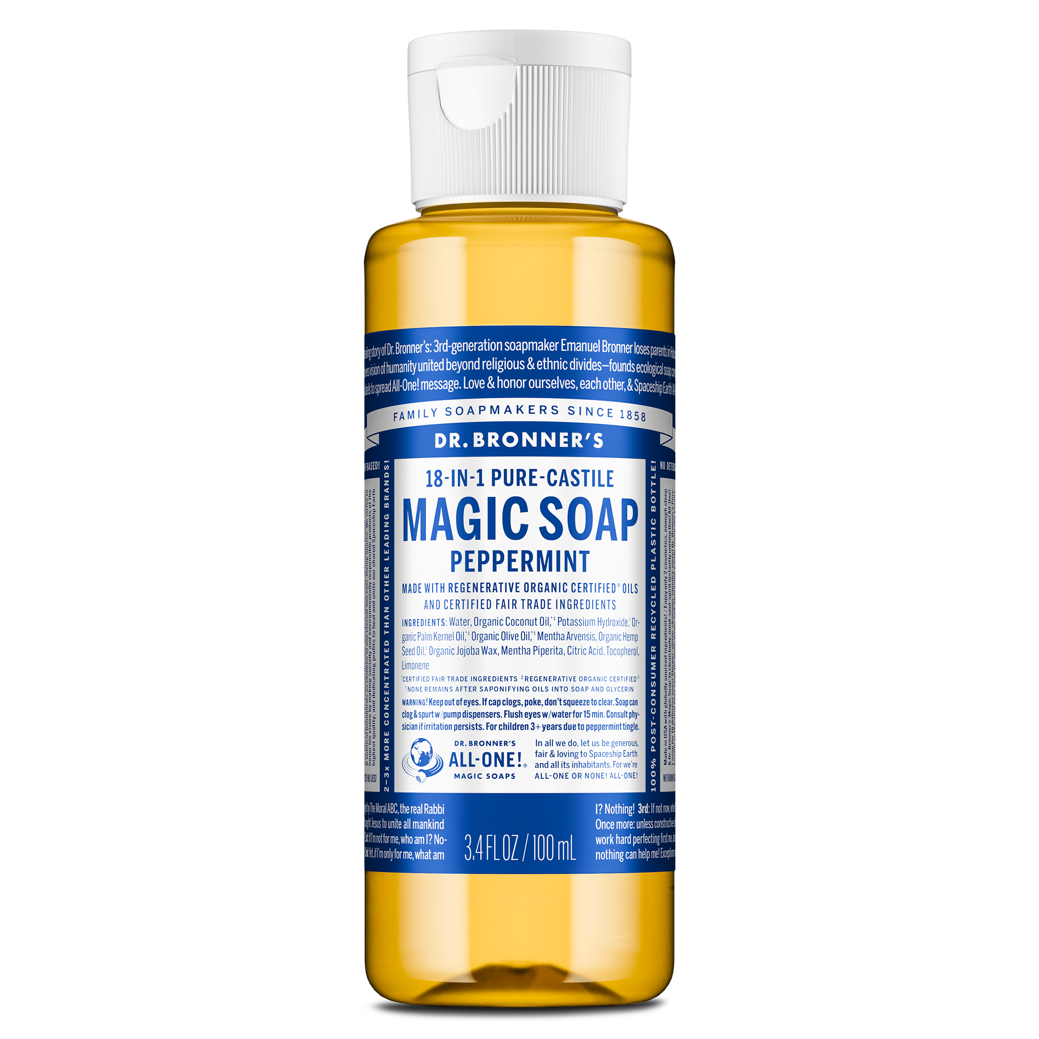 Peppermint - Pure-Castile Magic Soap